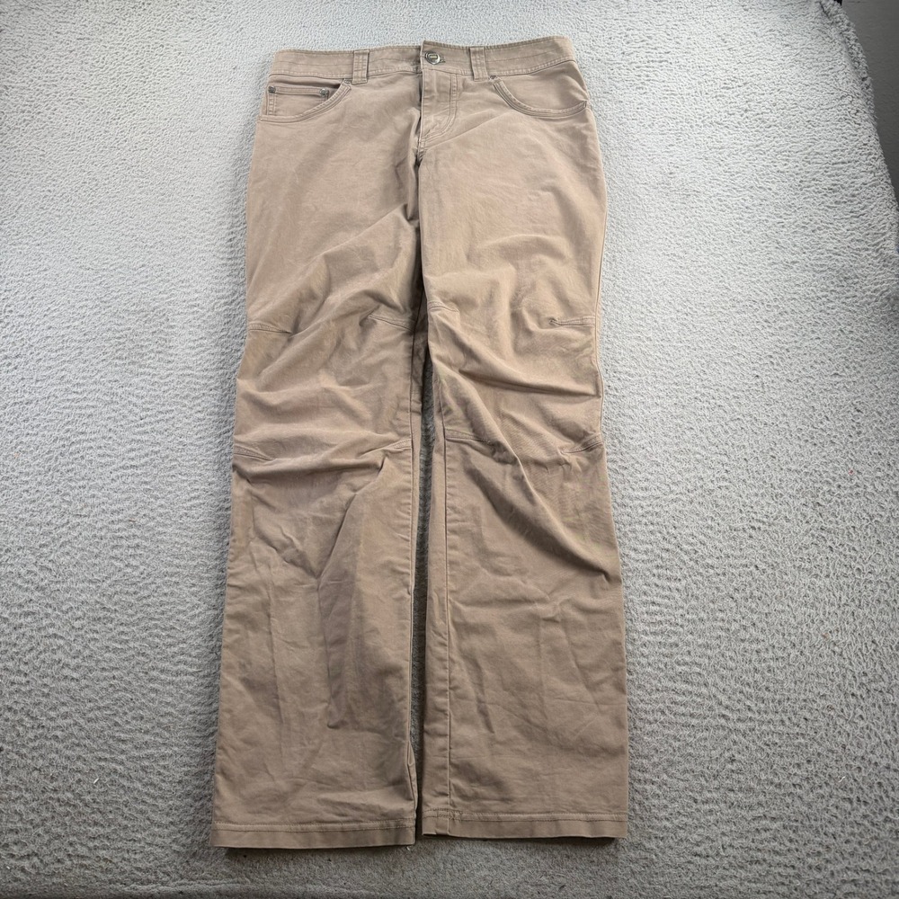 Kuhl Pants Rydr Lite Mens 32x31 Brown Klassik Fit Hiking Articulated Knee